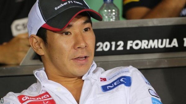 kobayashi has been out of formula one for a year after losing his sauber drive at the end of 2012 but returns after a season racing ferrari gt cars photo afp