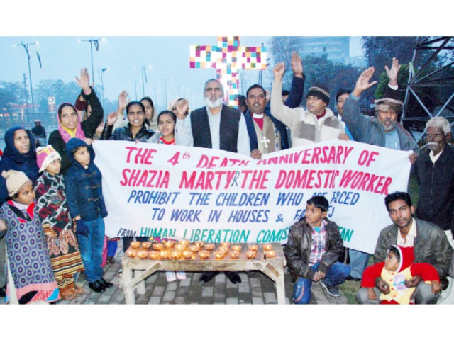 candle light vigil held to mark death anniversary of maid candle light vigil held to mark death anniversary of maid