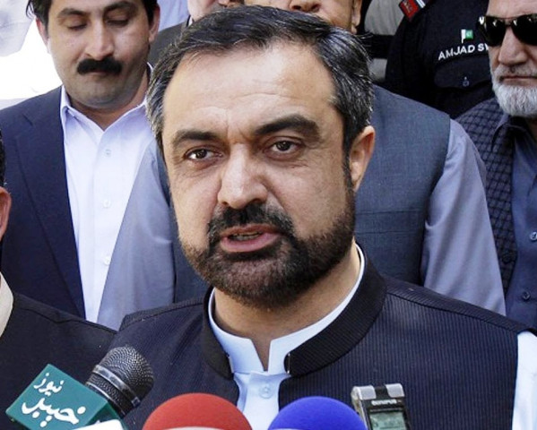 khyber pakhtunkhawa governor engineer shaukatullah khan talking to media after a jirga photo inp khyber pakhtunkhawa governor engineer shaukatullah khan talking to media after a jirga photo inp