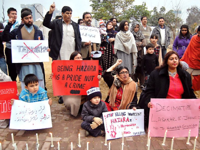 protesters demand the government to take decisive action to protect the lives of hazaras photo muhammad javaid express protesters demand the government to take decisive action to protect the lives of hazaras photo muhammad javaid express