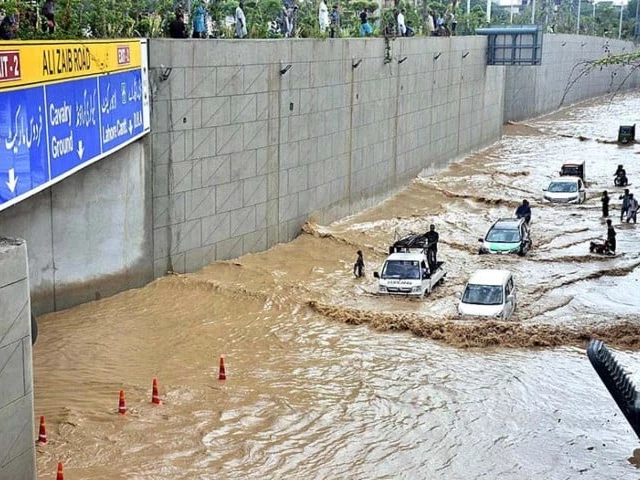 vehicles passing through rain water accumulated on the kalma chowk underpass road during rain that experienced in the city on july 7 2023 photo app vehicles passing through rain water accumulated on the kalma chowk underpass road during rain that experienced in the city on july 7 2023 photo app