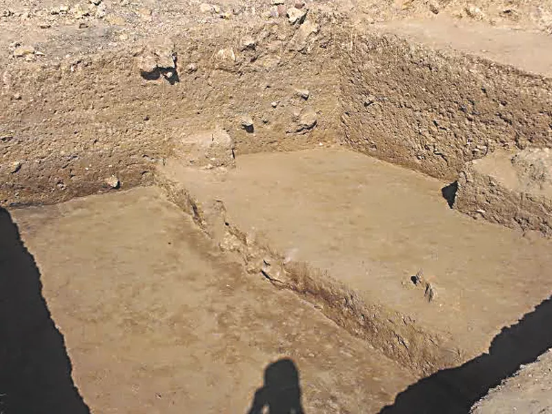 a team of archaeologists have discovered three human skeletons and several artefacts from a site in bhanbore on thursday photos courtesy curator a team of archaeologists have discovered three human skeletons and several artefacts from a site in bhanbore on thursday photos courtesy curator