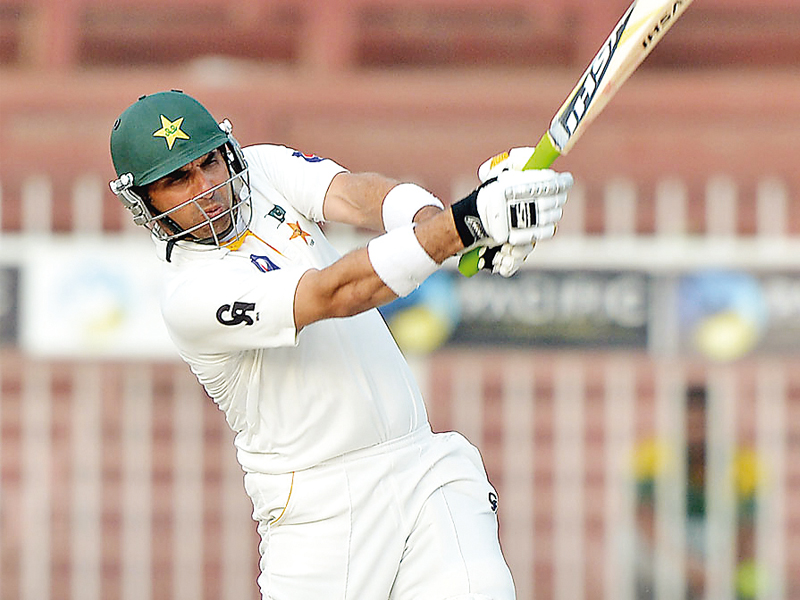 moin said that he and misbah had developed mutual respect for each other photo afp