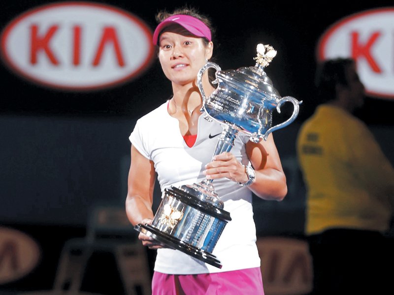 li na at 31 years was crowned the melbourne park champion on her third attempt after losing in the 2011 and 2013 finals photo reuters