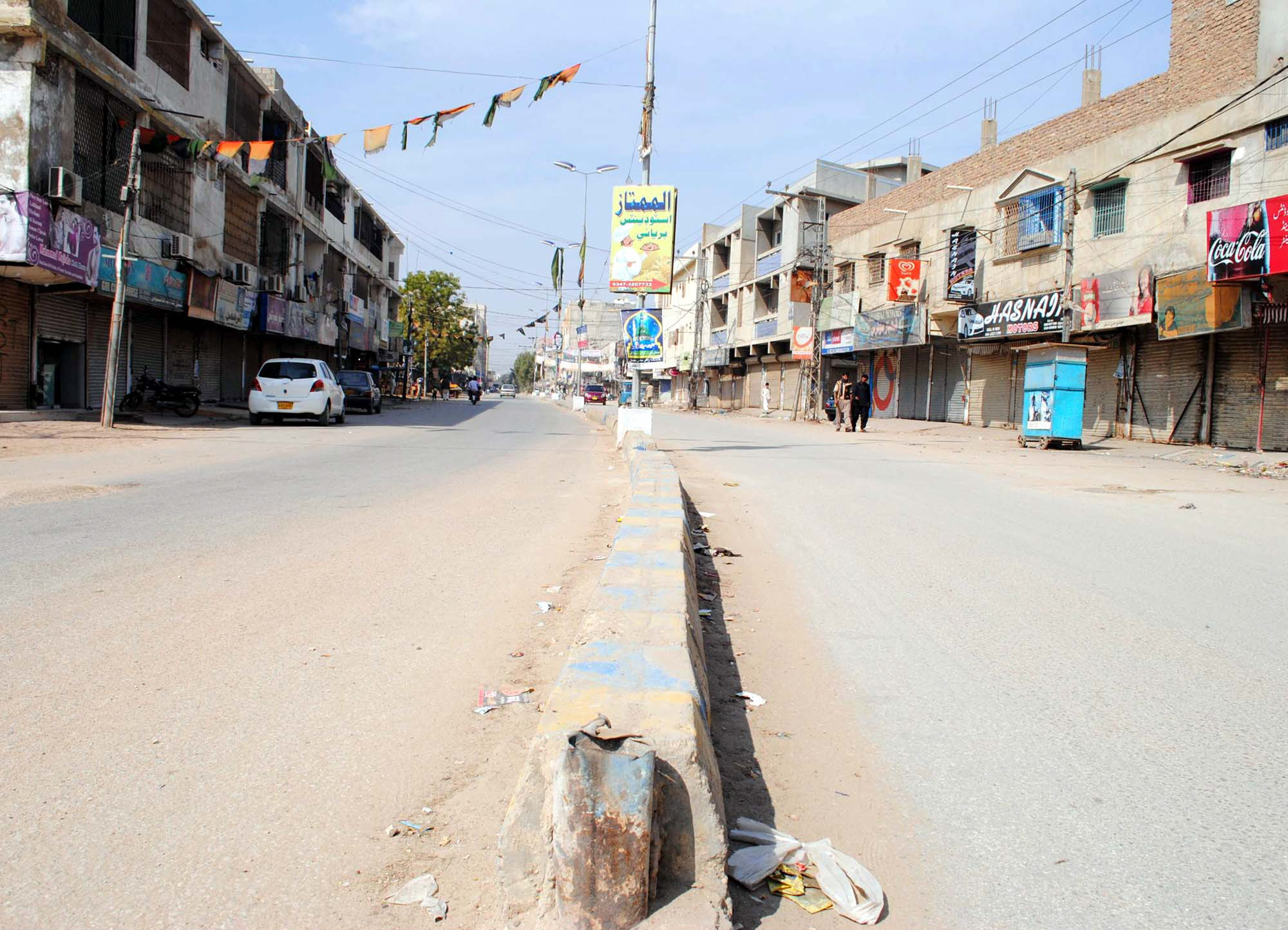 a street of hyderabad seen deserted during january 25 039 s jsmm strike photo ppi