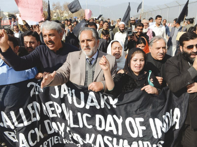 black day kashmiris demand self determination