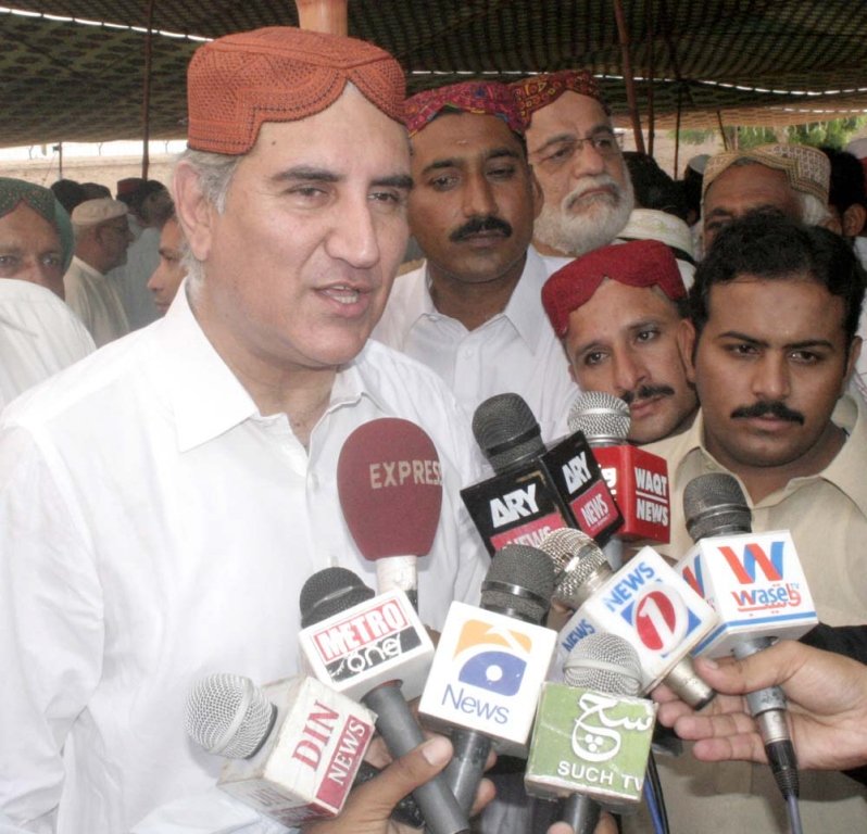 pti vice chairman shah mehmood qureshi photo shahid basheer