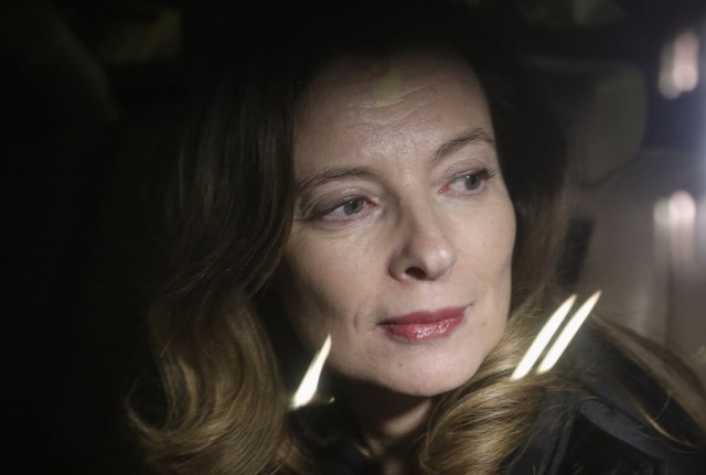 valerie trierweiler former companion of french president francois hollande arrives at the international airport in mumbai january 27 photo reuters