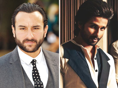 shahid and saif set hottest hair trends for men