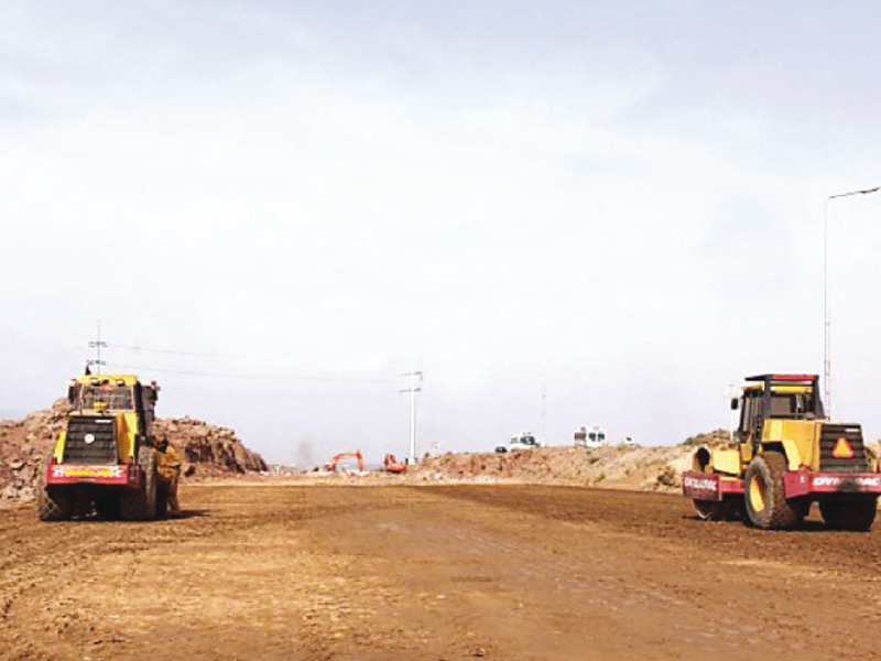 the government has set an ambitious road development programme said an nha official photo file