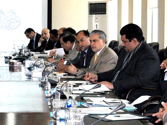 finance minister ishaq dar speaking at the first meeting of a committee constituted by prime minister nawaz sharif to review the concessionary regime at the ministry of finance here on tuesday