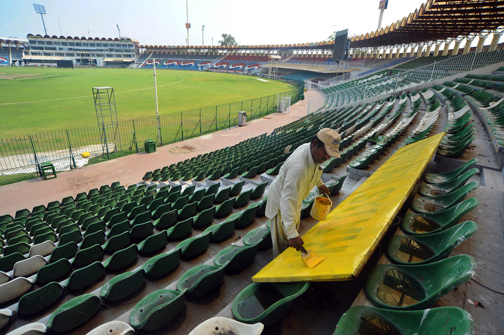 the gaddafi stadium will host another important final when nbp and krl lock horns to vie for the president s one day trophy title on february 1 photo afp file