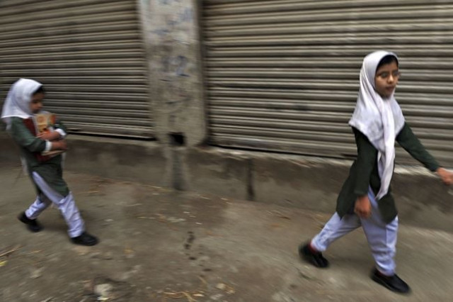 in this picture taken on march 25 2010 pakistani girls walk to school in mingora swat valley photo afp in this picture taken on march 25 2010 pakistani girls walk to school in mingora swat valley photo afp