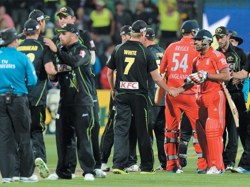 bopara scored an unbeaten 65 off 27 balls but coulter nile bowled the australians to victory with four for 30 off his four overs photo afp