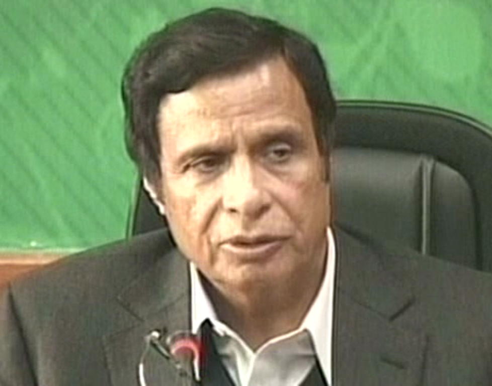 express news screengrab of pakistan muslim league quaid pml q leader chaudhry pervaiz elahi