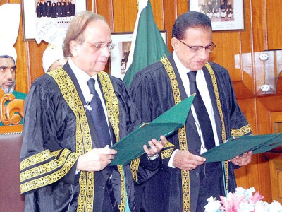 oath taking dost muhammad sworn in as sc judge