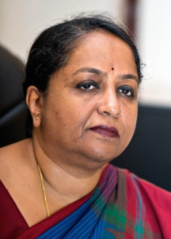 indian foreign secretary sujatha singh photo afp indian foreign secretary sujatha singh photo afp