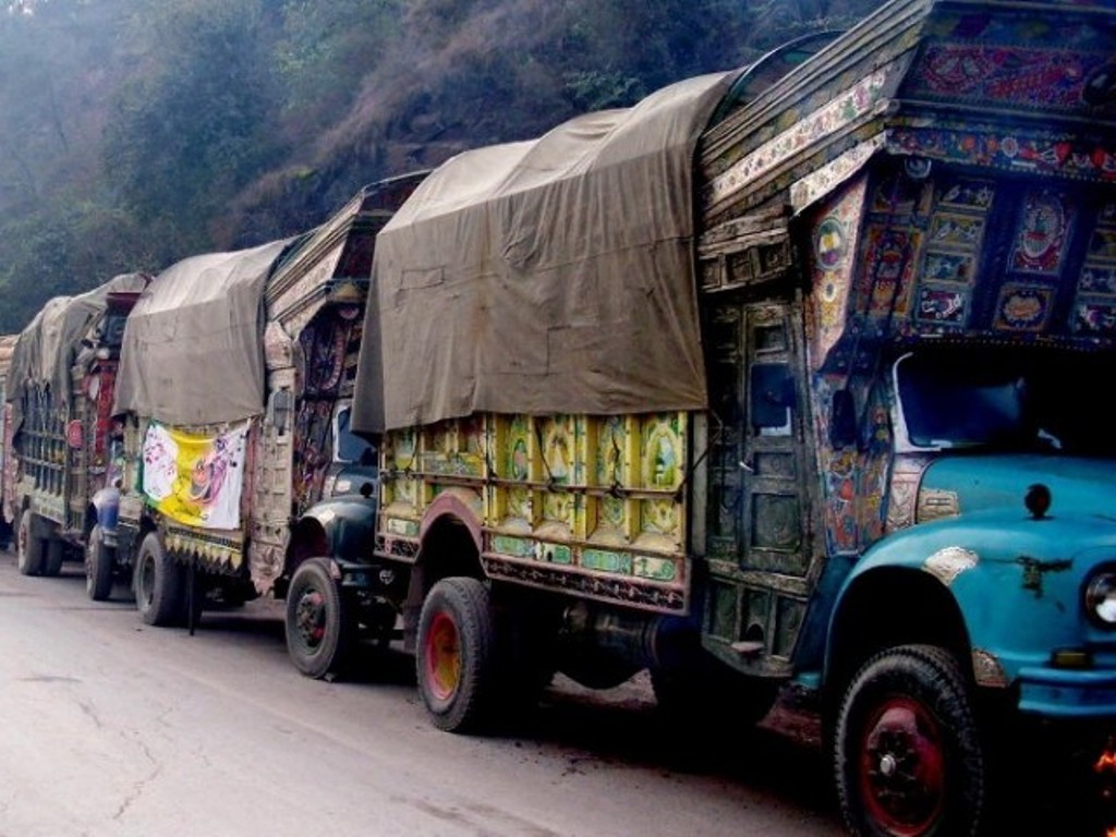 bus service resumes after indian authorities detained a pakistani truck driver for allegedly carrying 114 kilograms of heroin photo inp file