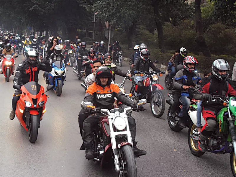 participants of the heavy bike rally arranged by the police photo inp express participants of the heavy bike rally arranged by the police photo inp express