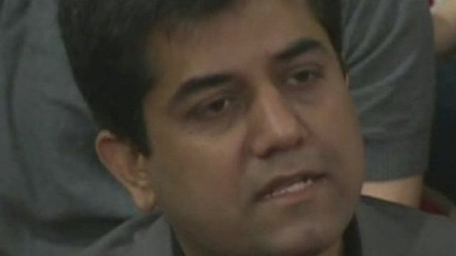 screengrab from the news and current affairs programme bbc newsnight of former ukip commonwealth spokesperson mujeebur rehman