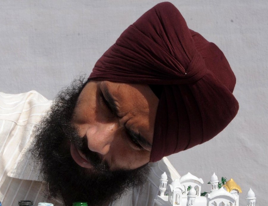 a file photo of a sikh man photo afp