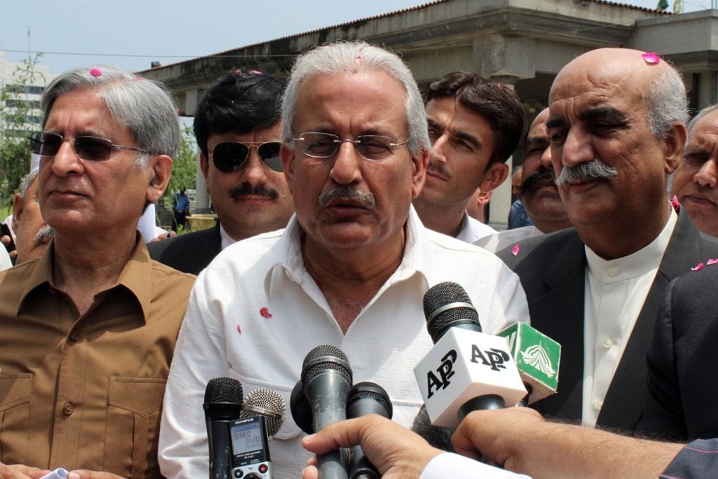 ppp leader senator raza rabbani photo zafar aslam