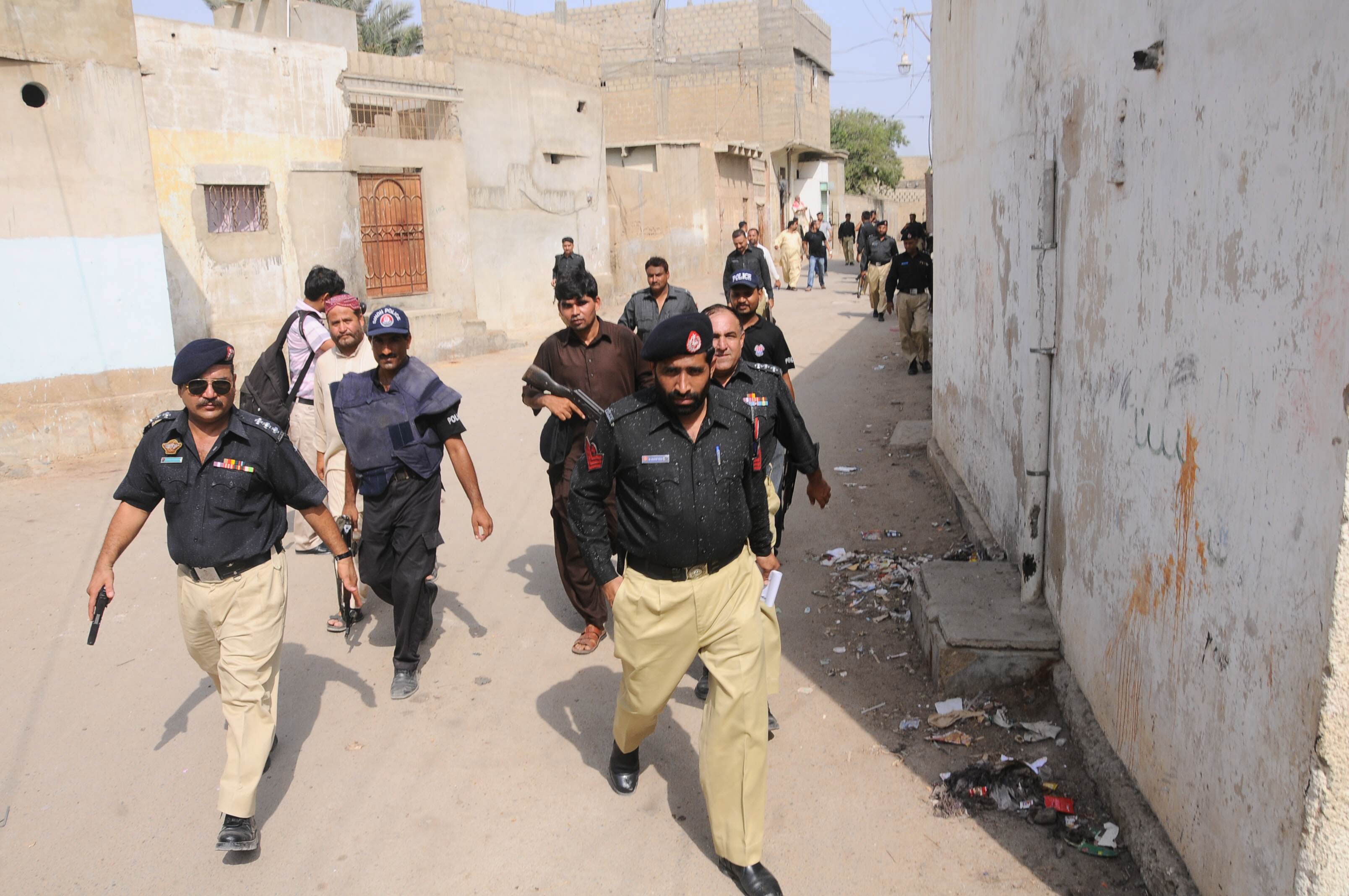 we have ample crime records and intelligence reports that these suburbs have become dens of different types of criminals who take shelter there and after committing crimes escape to their hometown said the dig photo express mohammed azeem file