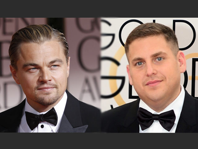 actors leonardo dicaprio and jonah hill photo afp