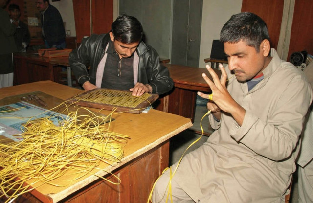 the trainees can learn sewing welding lathe chisel sharpening carpet weaving embroidery and chair weaving photo express the trainees can learn sewing welding lathe chisel sharpening carpet weaving embroidery and chair weaving photo express