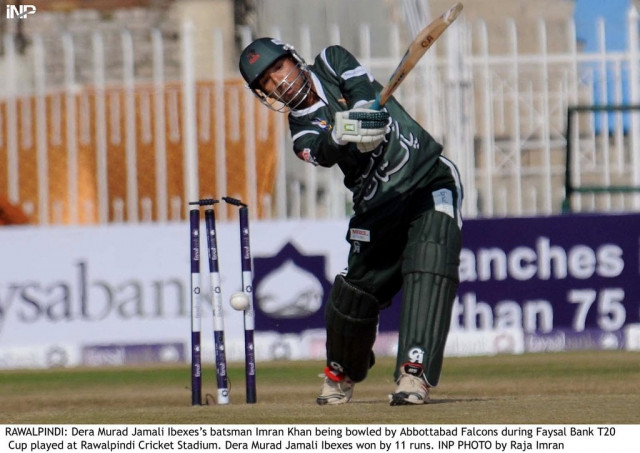 batting first ibexes managed 35 for five in their five overs photo inp batting first ibexes managed 35 for five in their five overs photo inp