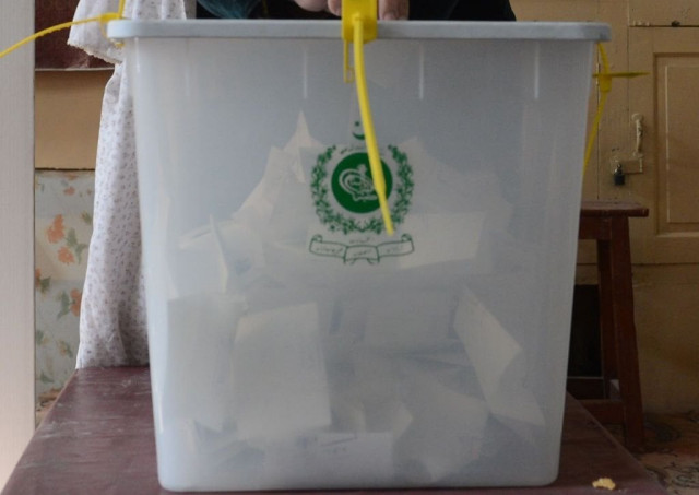 k p advocate gen says provincial govt filed separate application for extension of polling date in peshawar registry photo afp