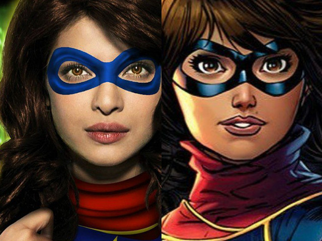 while chopra definitely has the acting chops to pull off such a job she does not look the part photo salman artwork l marvel r while chopra definitely has the acting chops to pull off such a job she does not look the part photo salman artwork l marvel r