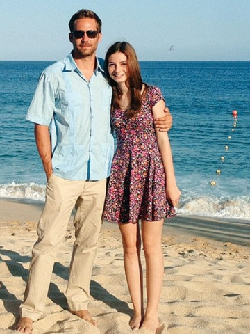 paul walker with his daughter meadow rain walker paul walker with his daughter meadow rain walker