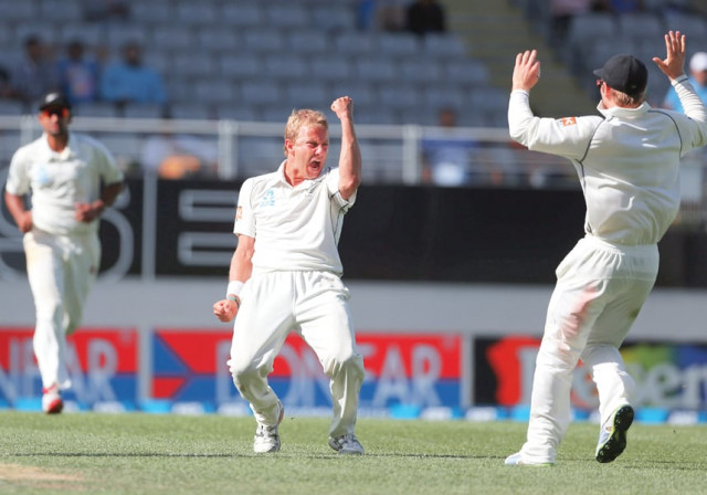 wagner was the captain s delight as he kept the show tight especially while taking wickets of kohli and dhawan in a crucial win for new zealand photo afp wagner was the captain s delight as he kept the show tight especially while taking wickets of kohli and dhawan in a crucial win for new zealand photo afp