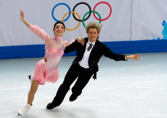 americans meryl davis and charlie white perform in the figure skating team ice short dance at the iceberg skating palace during the sochi winter olympics on february 8 2014 photo afp