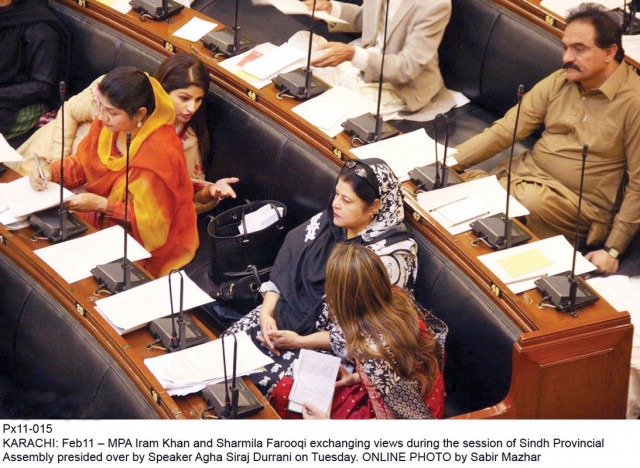 female mpas exchange views during a session of sindh assembly on tuesday photo online female mpas exchange views during a session of sindh assembly on tuesday photo online
