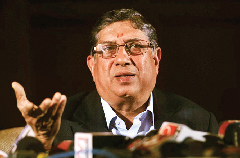 bcci president narainswamy srinivasan is under fire to quit after his son in law was indicted in a fixing scam photo afp