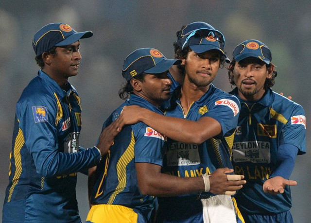 sri lankan players celebrating after winning the first twenty20 international in chittagong photo afp sri lankan players celebrating after winning the first twenty20 international in chittagong photo afp