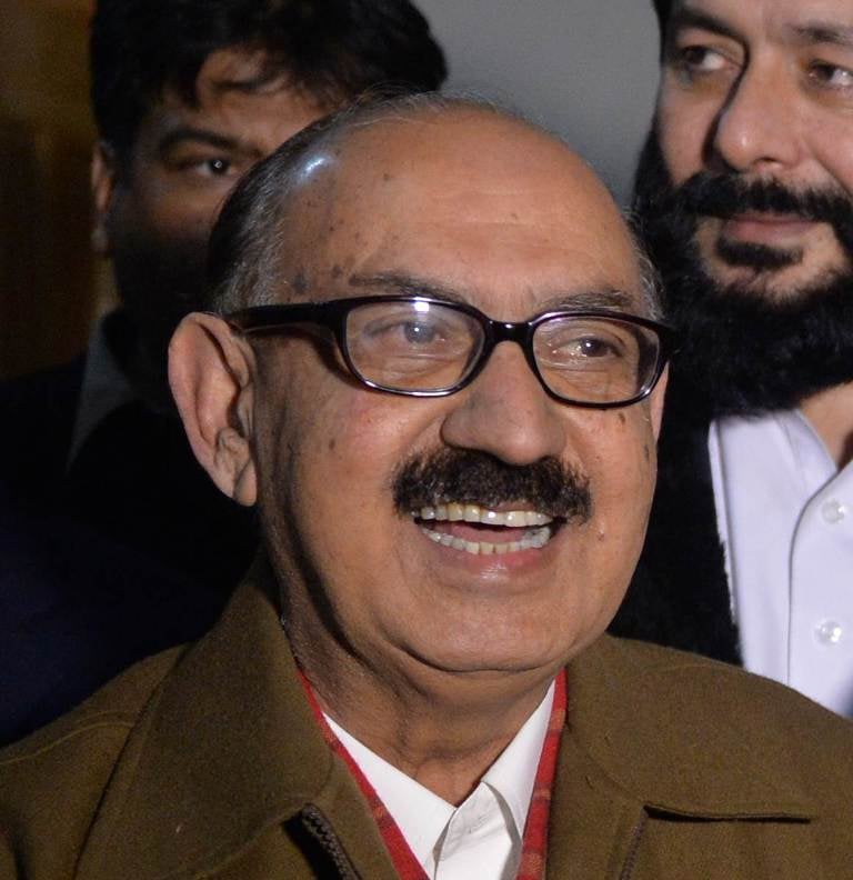 adviser to the prime minister on national affairs irfan siddiqui photo afp