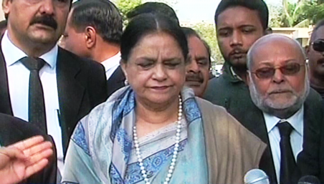 an express news screengrab showing nasreen jalil an express news screengrab showing nasreen jalil