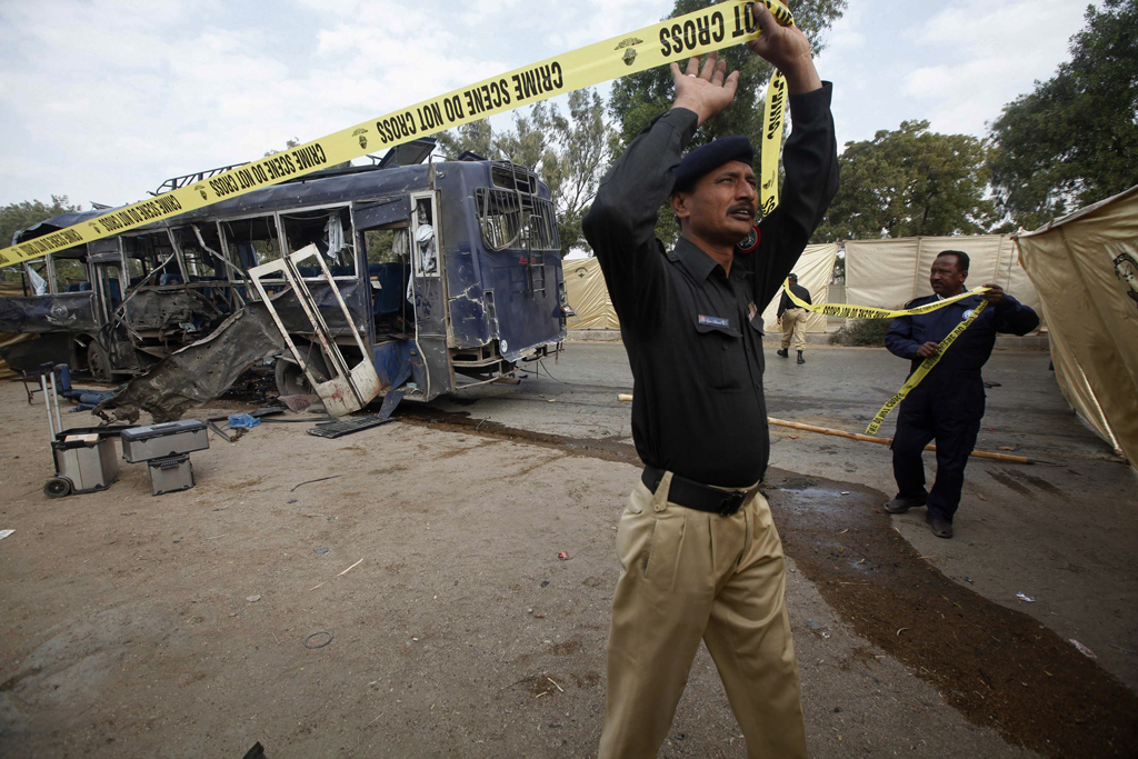 in a department where employees are not even paid on time it is shameful that the government officials and politicians expect the policemen to work dutifully photo reuters