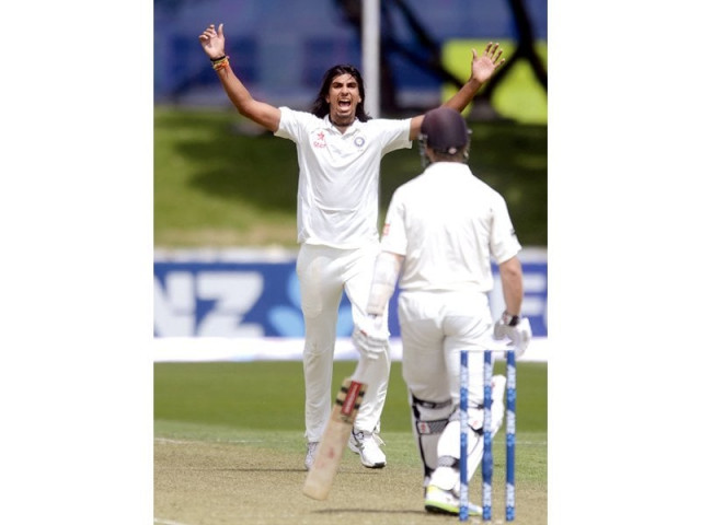 india consolidated their advantage after paceman ishant sharma s career best six wicket haul reaching 100 for two at the close of play photo afp india consolidated their advantage after paceman ishant sharma s career best six wicket haul reaching 100 for two at the close of play photo afp