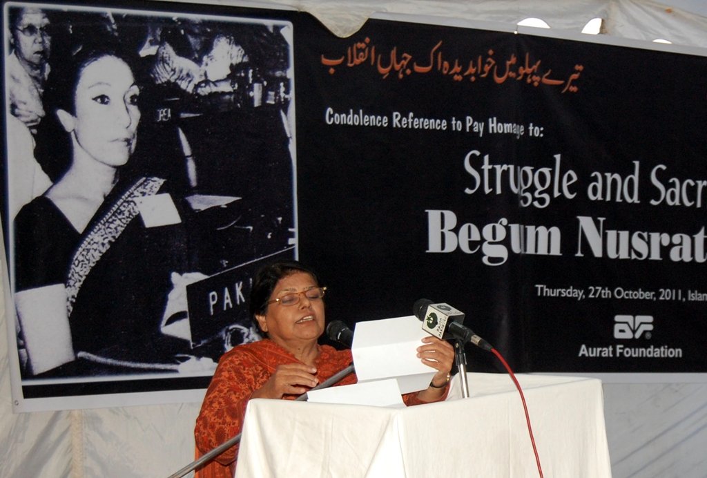 speakers portray kishwar naheed firebrand resistance poet a kind friend and mother figure photo muhammad javaid