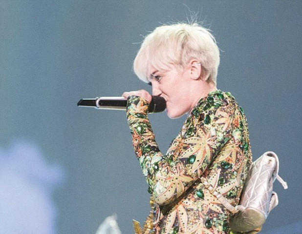 the former hannah montana star has been hell bent on destroying her goody two shoes image the former hannah montana star has been hell bent on destroying her goody two shoes image