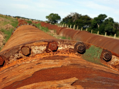 on the side rust eats away at spare parts squirreled away by wapda