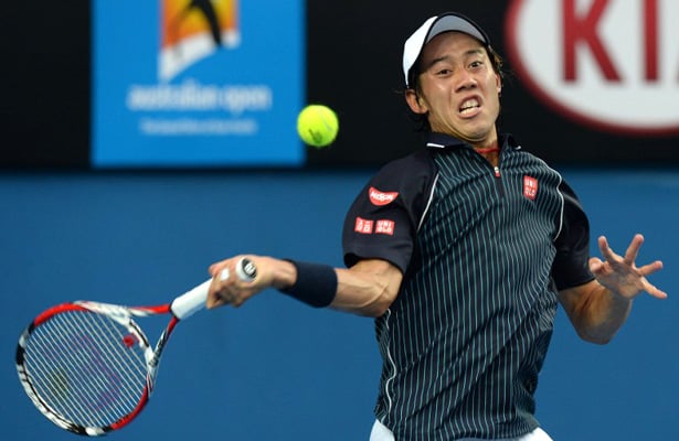 nishikori ranked 16th took the 103 100 top prize at the first atp event where he was a top seed photo afp file