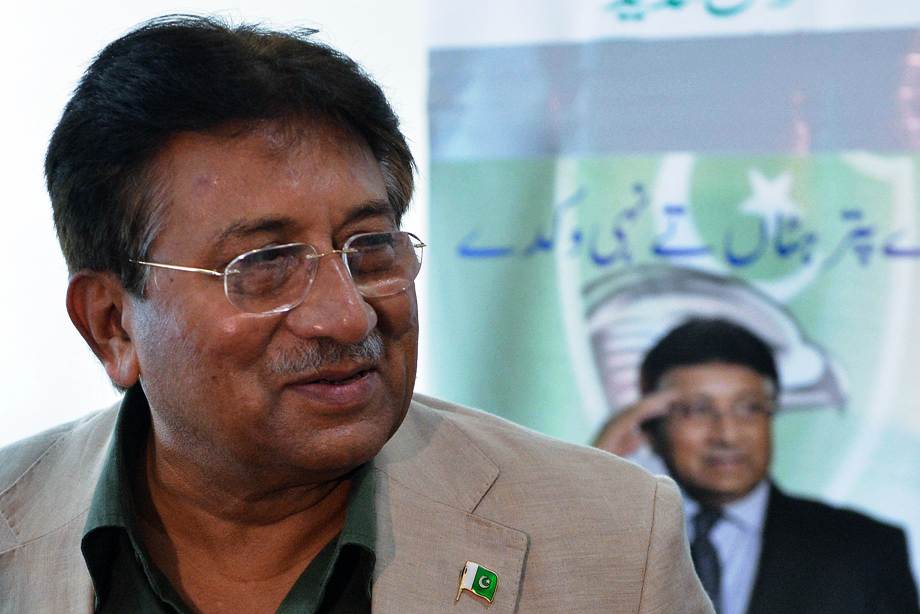 in this photograph taken on march 23 2013 pakistan 039 s former military ruler pervez musharraf leaves after a press conference in the gulf emirate of dubai photo afp