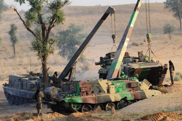 previously the indian government engaged in a massive programme to upgrade the country s ageing military hardware increased defence spending to rs1 93 trillion rupees 40 billion for the financial year that ended in march 31 2013 photo afp file