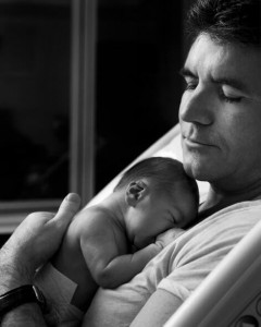 simon cowell shares first photo of son simon cowell shares first photo of son