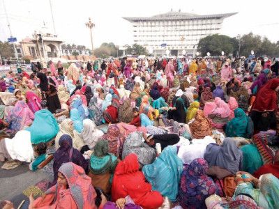 protest bill to regularise lady health workers to be presented in the pa on march 5 protest bill to regularise lady health workers to be presented in the pa on march 5